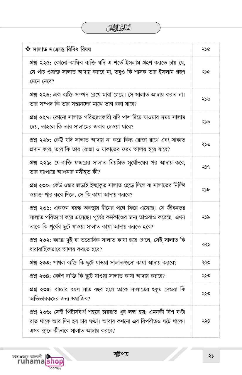 ফাতাওয়ায়ে আলবানী - Image 21