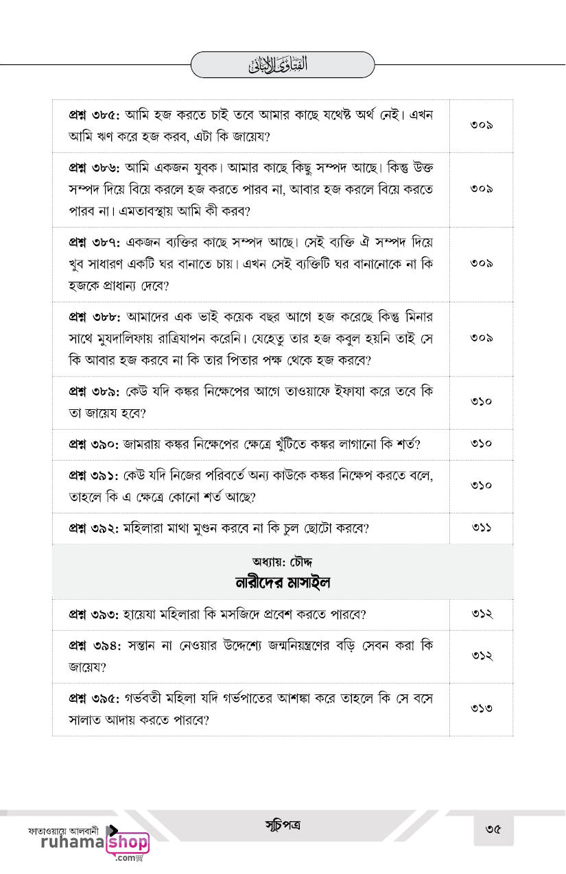 ফাতাওয়ায়ে আলবানী - Image 35