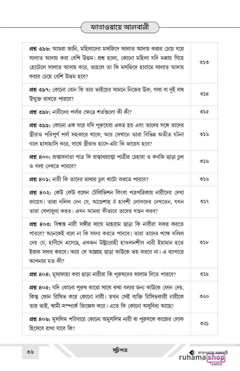 ফাতাওয়ায়ে আলবানী - Image 36