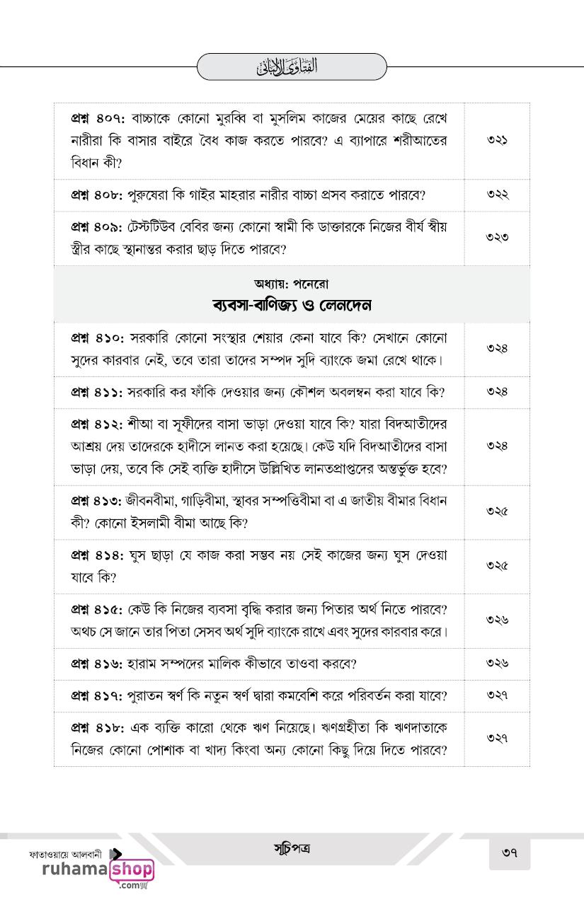 ফাতাওয়ায়ে আলবানী - Image 37
