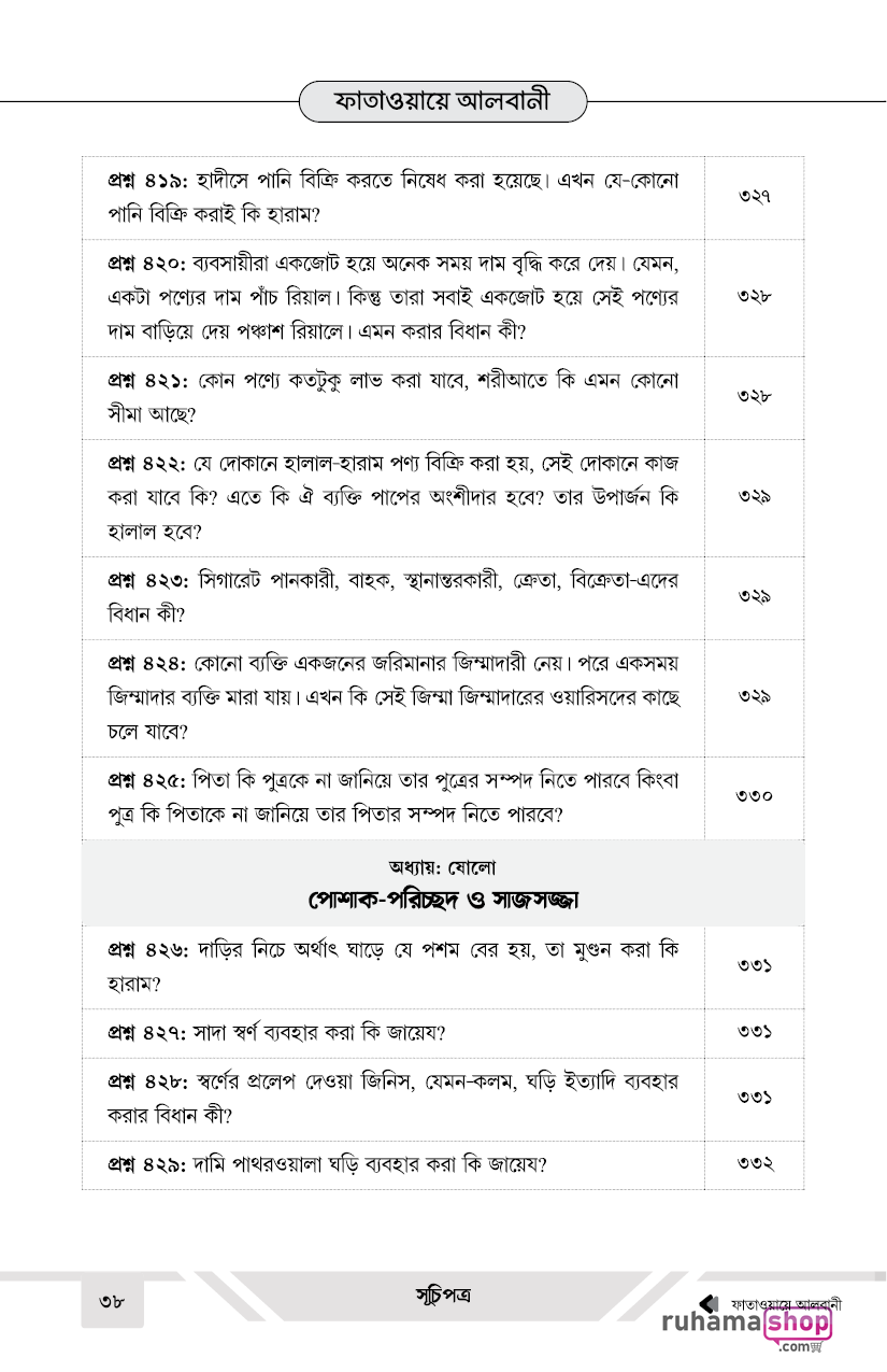 ফাতাওয়ায়ে আলবানী - Image 38